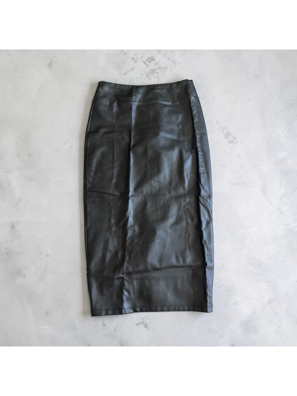 14TH AND UNION Black High Waist Midi Skirt Size Small